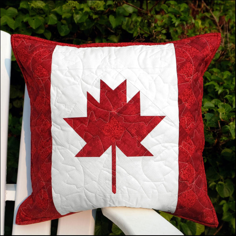 Canada Proud Pillow Quilt KIT - 18" X 18" (includes binding)