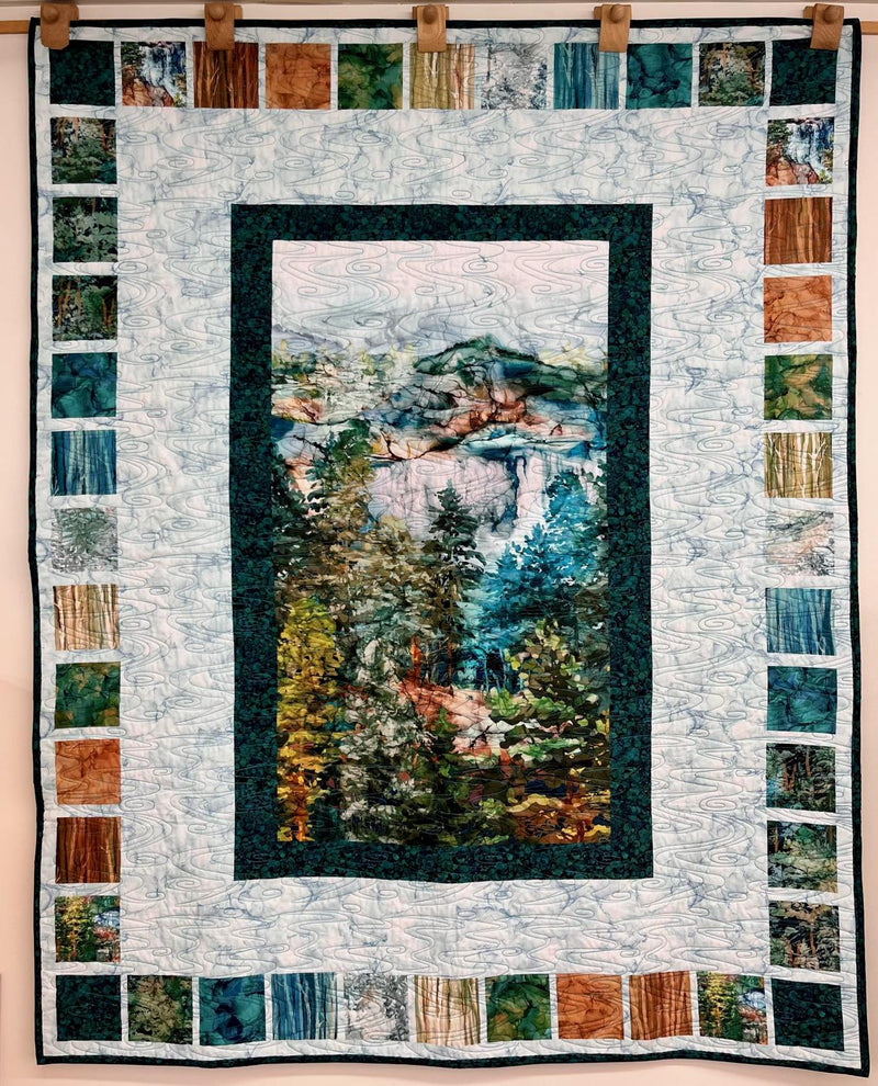 Cedarcrest Falls Panel Quilt Landscape Gallery Kit by Northcott