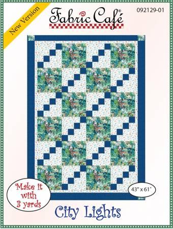 City Lights Pattern - Fabric Cafe - 3 yard quilts - 092129