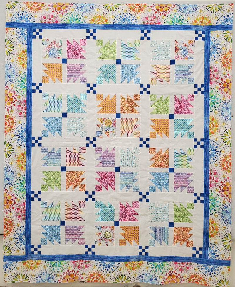 Emerald Isle Quilt KIT  - 60.5" x 79.5" (includes binding)