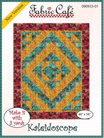 Kaleidoscope Quilt Pattern - Fabric Cafe - 3 yard quilts - 090933