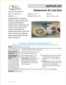 Machine Embroidery Sit & Sew (November 13, 2025)
