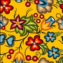 Native Floral 2 by Shannon Gustafson - Multifloral on Yellow SG-0002