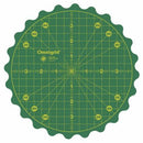 Omnigrid 360' rotating cutting mat - 8" w/scalloped edge- OM8WGR