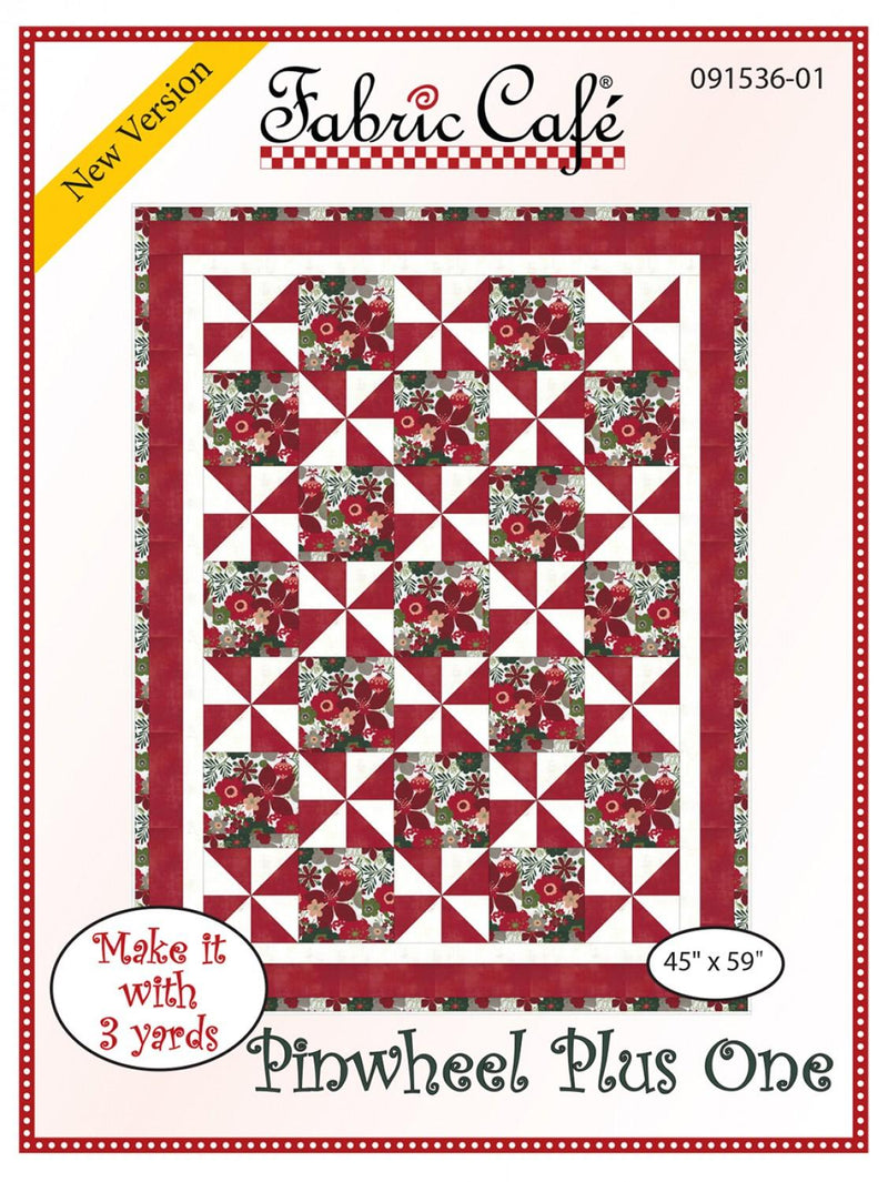 Pinwheel Plus One Pattern by Fabric Cafe 091536-01