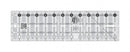 Quick Trim Ruler 3.5"x12.5" - non slip by Creative Grids - CGRMT1