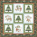 Santa's Tree Farm Panel Quilt Kit - Riley Blake 64"x64" (includes binding) KT-16450