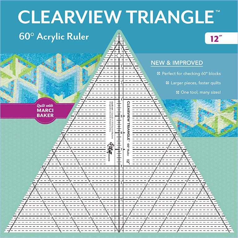 60 Degree Triangle Ruler 12" by Clearview - CT20330