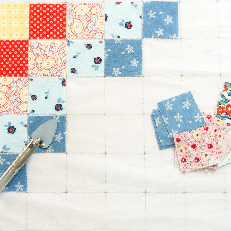 Easy Piecing Grid -1" Finished Squares - 2 PANEL PACK (makes 252 squares)