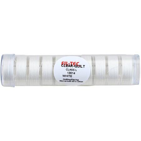 Fil-Tec Clear Quilt Pre-Wound Style L Cotton 10pc - White 13014