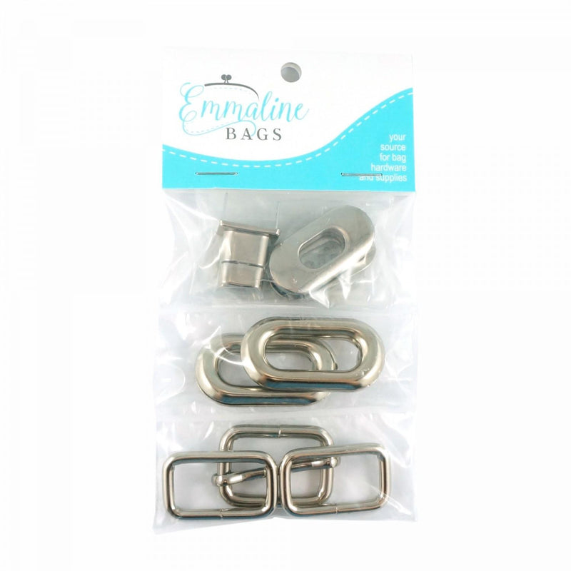 Hardware Kit Spring Sling Bag - Nickel Finish - Emmaline Bags