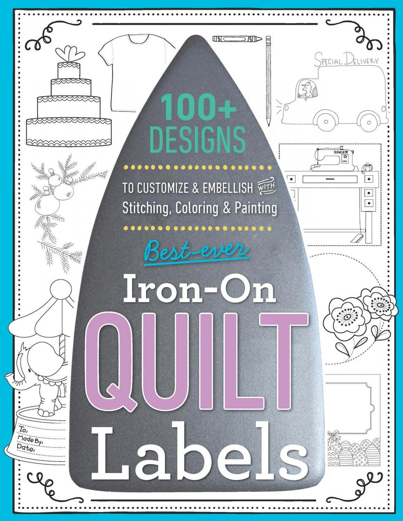 Iron On Quilt Labels Book - 125 Designs
