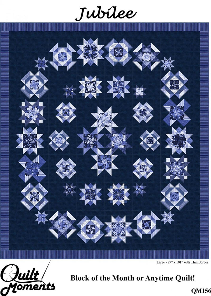 Jubilee BOM Pattern by Quilt Moments - QM156