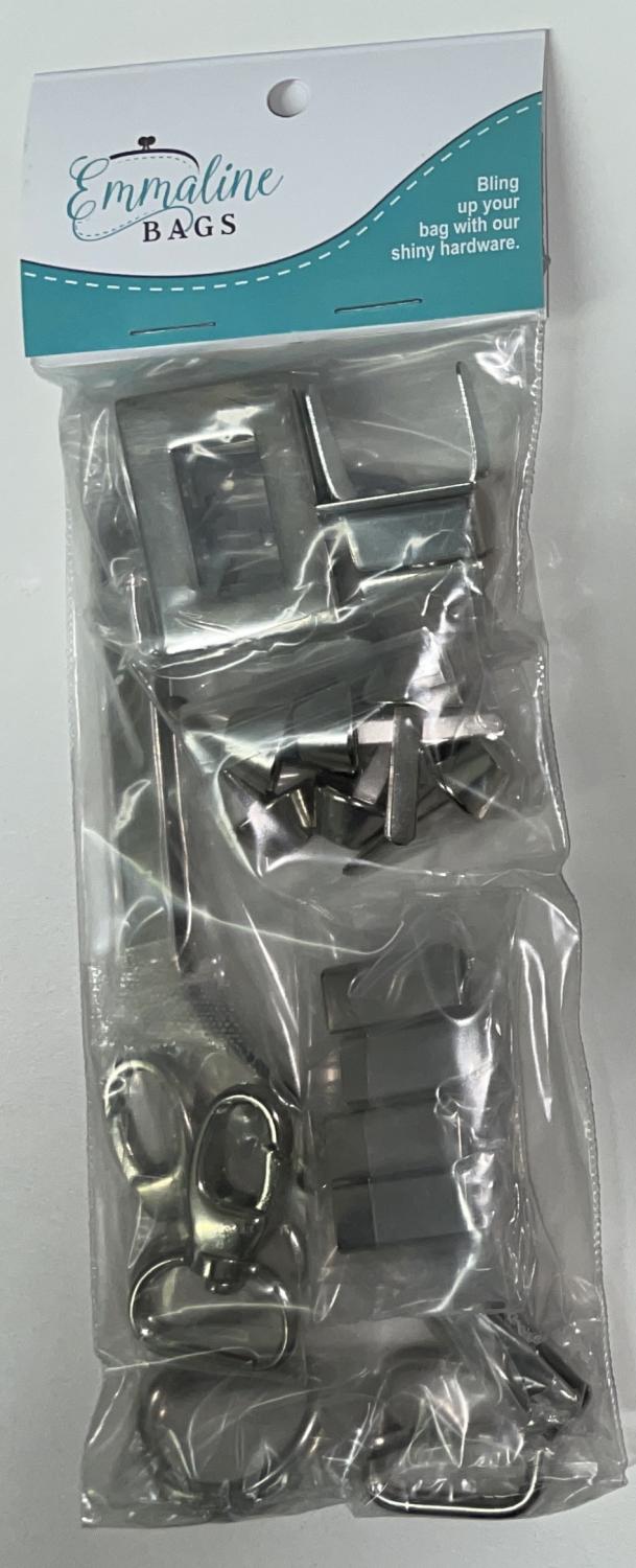 Laney Bag Hardware Kit - Nickel by Emmaline Bags - BOMC-AUG2021-NL