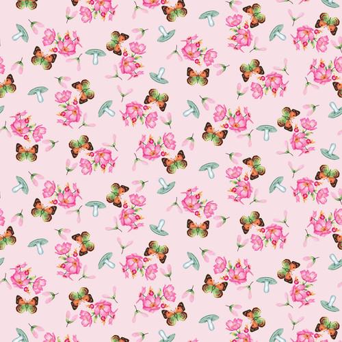 Minu & Wildberry by Studio E - Soft Pink Floral 7161-22