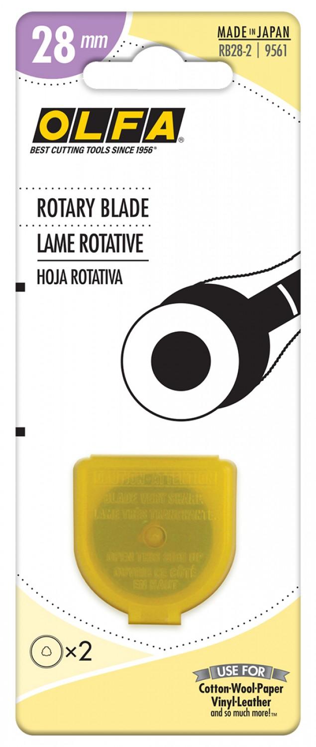 OLFA Rotary Blade 28mm 2ct - RB28-2