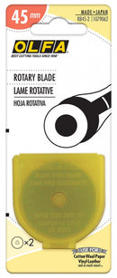 OLFA Rotary Blade 45mm 2ct - RB45-2
