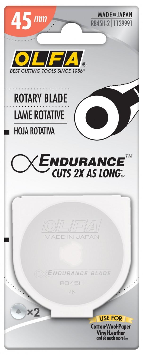 OLFA Rotary Blade 45mm 2pc - Endurance RB45H-2