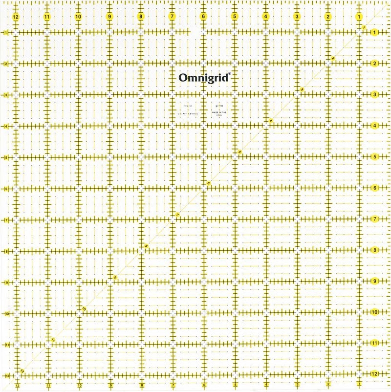 Omnigrid 12.5" Square Ruler- OMR125