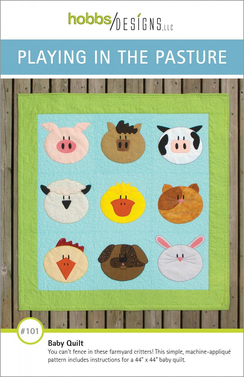 Playing in the Pasture PATTERN By Hobbs Designs (44" x 44") - HOBBS-101