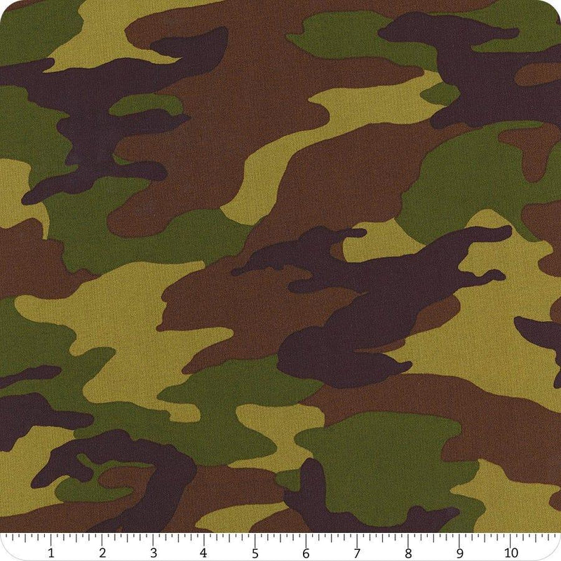 Quilt Backs 108" Camo by Windham Fabrics - Green 51463-1