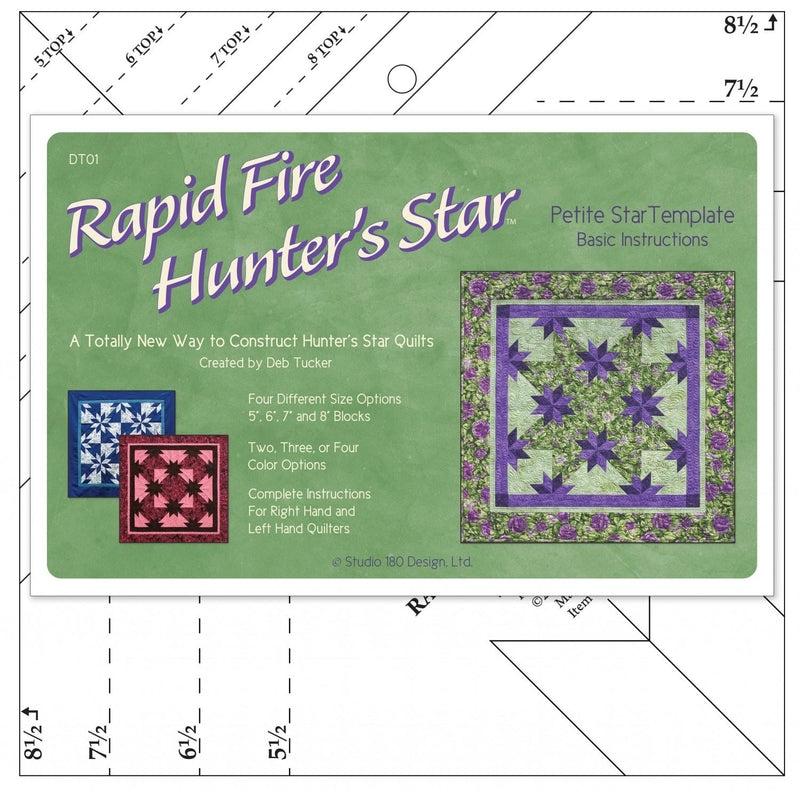 Rapid Fire Hunter's Star Ruler - Petite - by Deb Tucker DT01