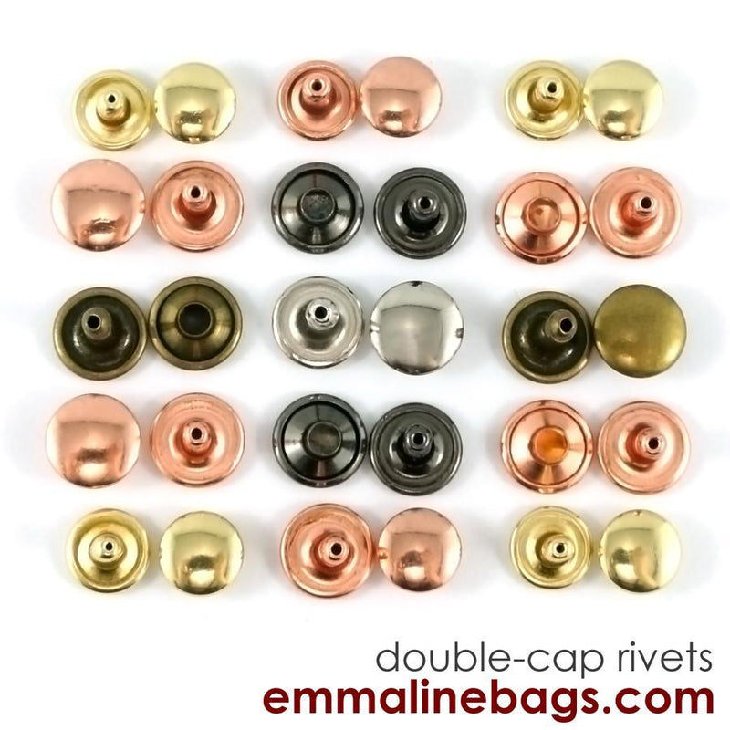 Rivets Small - 50pk - Antique Brass - Emmaline Bags