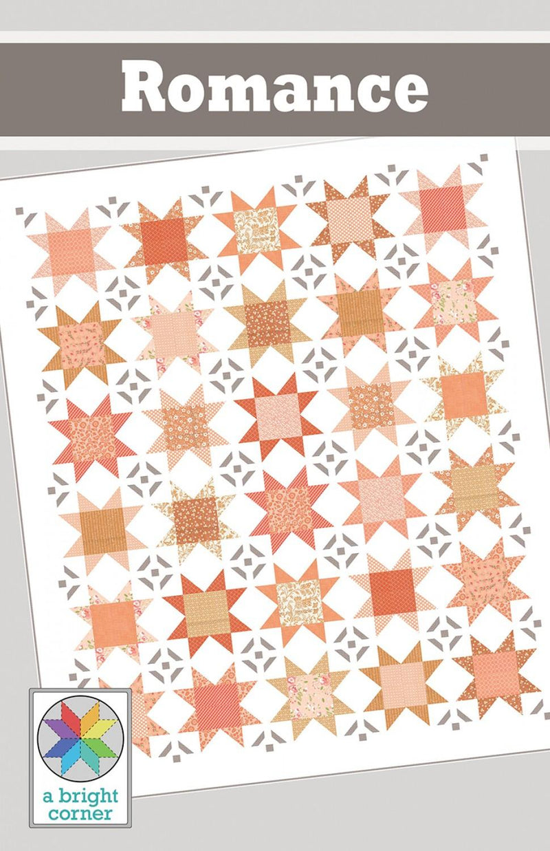 Romance Quilt  PATTERN by A Bright Corner - Multiple Sizes -