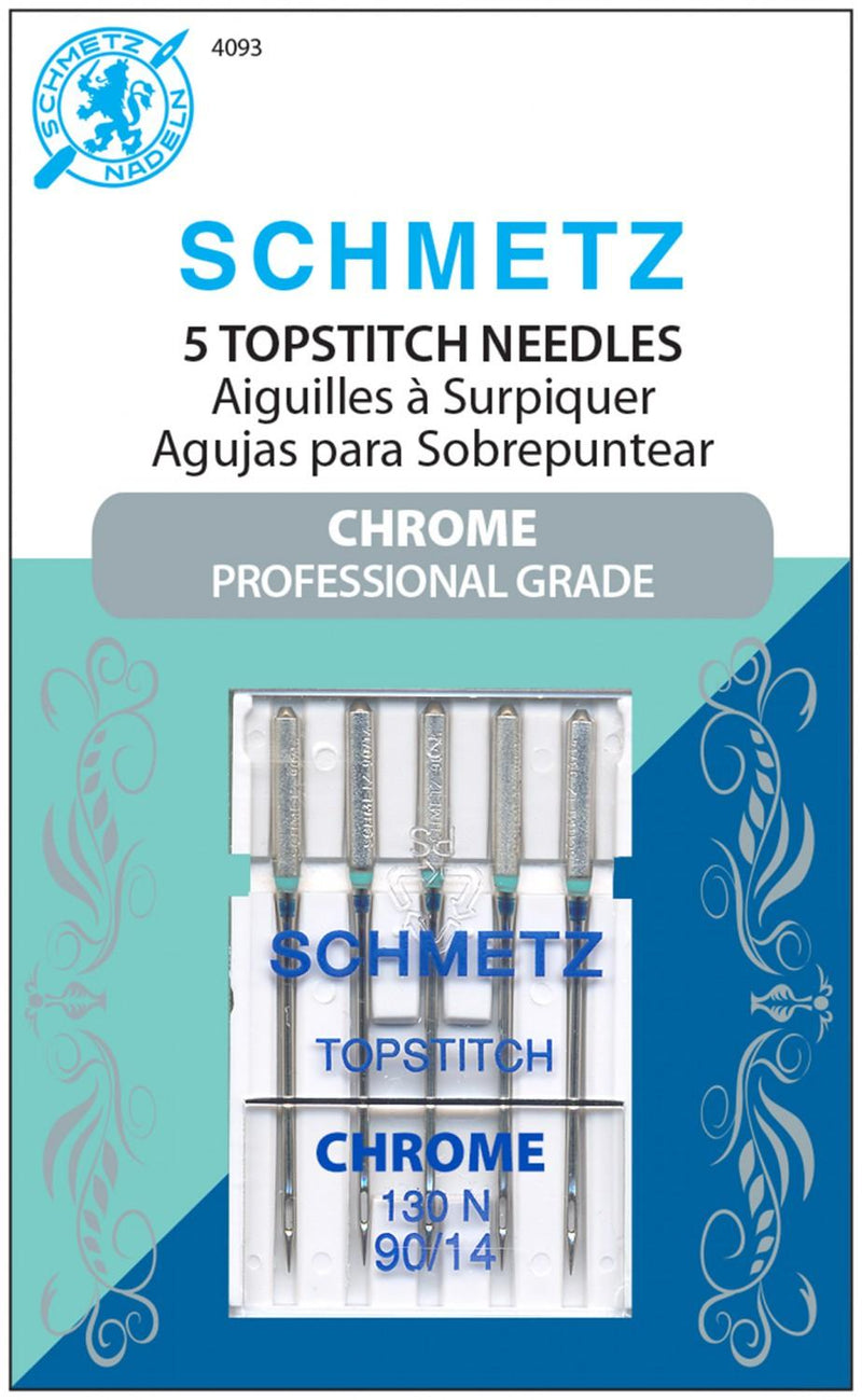 Schmetz Chrome Topstitch Needles - 90/14 (5pc) 4093