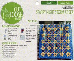 Starry Night Storm at Sea PATTERN  by Jean Ann Wright (64" x 78")