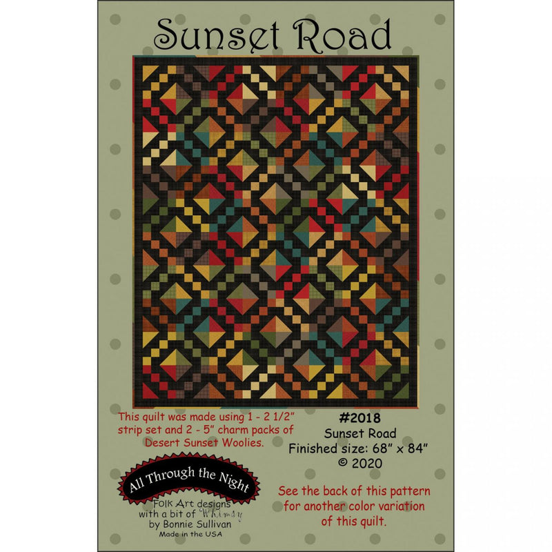 Sunset Road Pattern (68"x84") ATN2018
