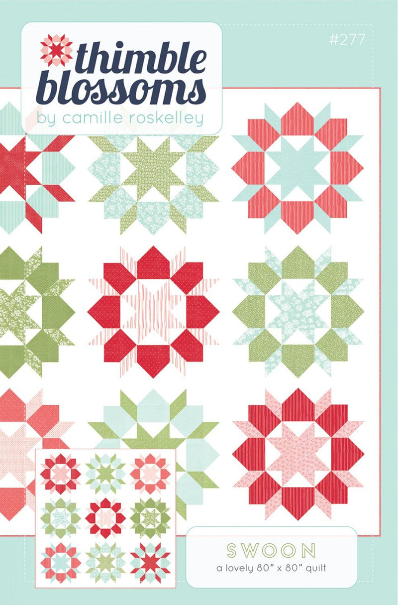 Swoon Quilt Pattern updated by Thimble Blossoms TB