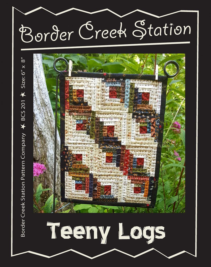Teeny Logs Pattern by Border Creek Station (6" x 8") BCS201