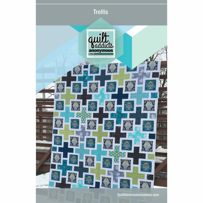 Trellis Quilt PATTERN by Quilt Addicts (Multi Sizes)
