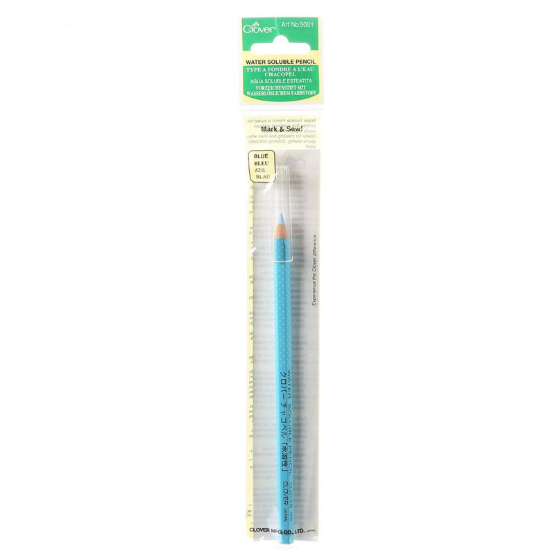Water Soluble Pencil by Clover - Blue 5001