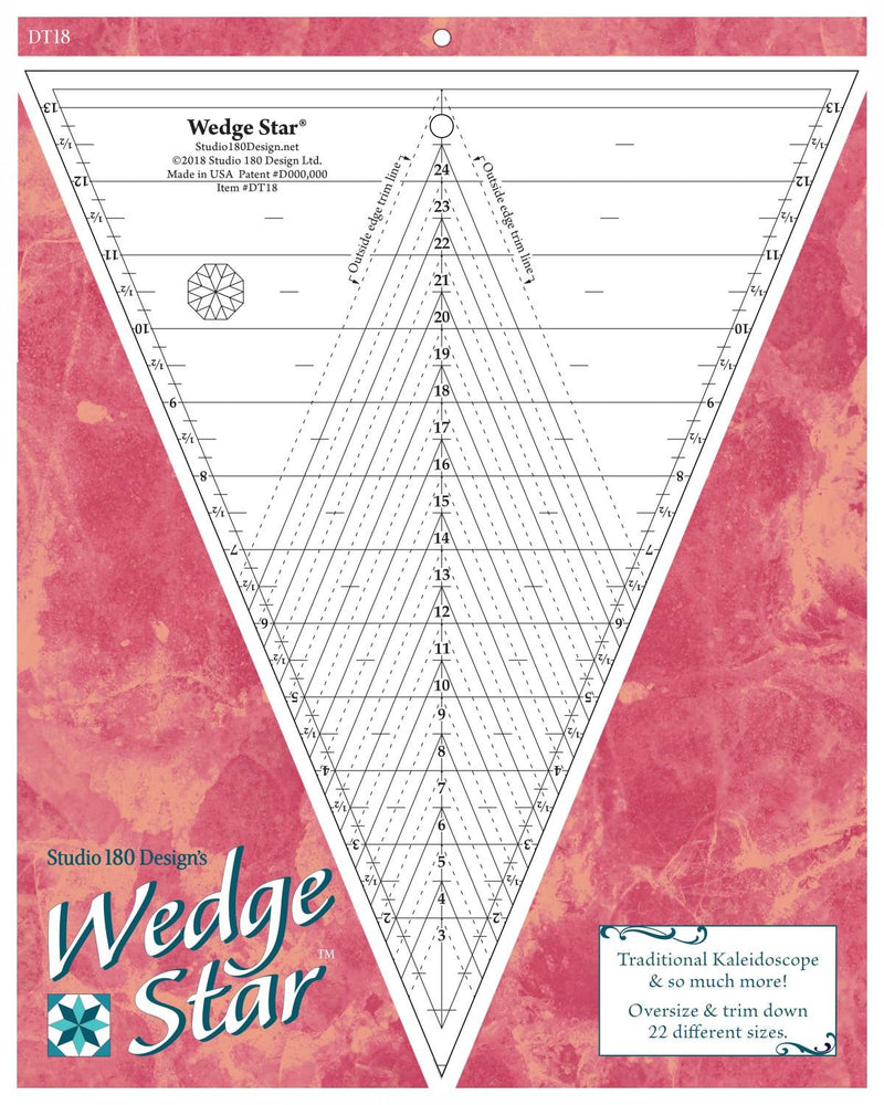 Wedge Star Ruler - by Deb Tucker - DT18