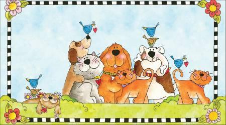 2 YR Pocket Planner -2025/2026 Happy Pets -  by It Takes Two