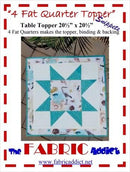 4 Fat Quarter Topper Pattern by The Fabric Addict (20.5" x 20.5")