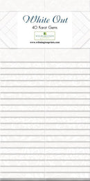 5 Karat Gems by Wilmington - White Out 2.5" Strips x 40pc