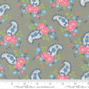 A Cat Named Stitch - Moda - Grey Floral - 55346-16