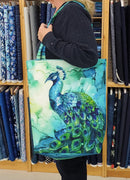 Allure Peacock Bag - SAMPLE - FINISHED - 12.5" x 18.5"