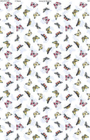 Among the Branches -Wilmington - Butterflies on Wht 3023-39757-153