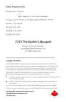 Amora Quilt PATTERN by Quilter's Bouquet (70" x 70")