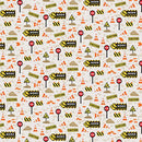 Another Brick In The Wall - Blank Quilting 3694-44 Road Signs