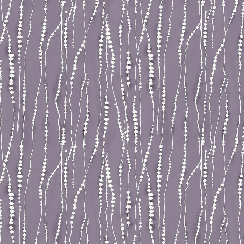 Au Naturel by Wilmington - Dotted Stripe Purple 17823-611