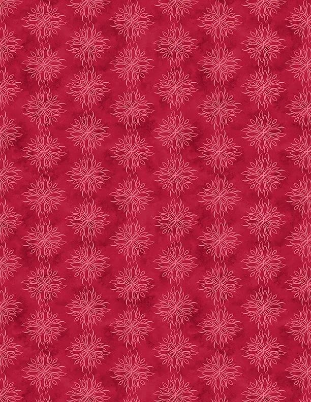 Autumn Light by Wilmington - Tonal Flower Red 3022-32110-333
