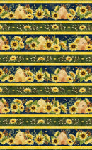Autumn Sun - Wilmington Prints - 3022-32083-457 - Border Print