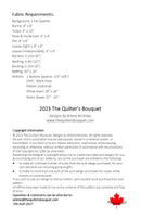 Baby Burrows Pillow PATTERN by Quilter's Bouquet (18" x 18")