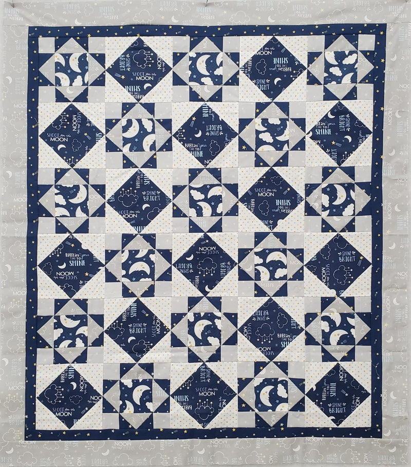 Baby's Adventure SAMPLE - Pieced Top 36" x 42" (binding incl)