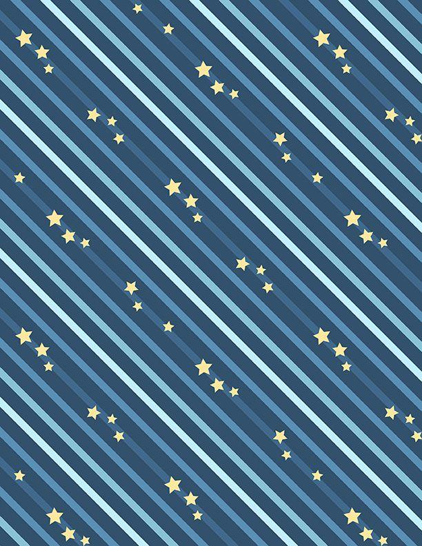 Baby's Adventure by Wilmington - Diagonal Stripe Navy 1876-69313-454